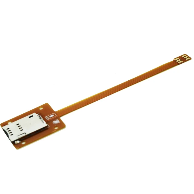 Alt view image 2 of 4 - Nano SIM 3G 4G Card Male to Standard UIM SIM Female Extension Flat FPC Cable Extender 15cms,Compatible with iPhone 5-11
