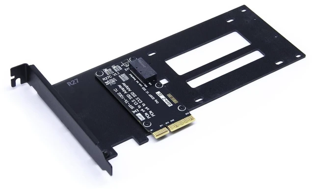 Main image of PCIe5.0 X4 to E1.S/E3.S SSD Adapter, for EDSFF Hard Drive, Applicable to Windows Server/Windows/Linux/Freebsd/Centos/Ubuntu System