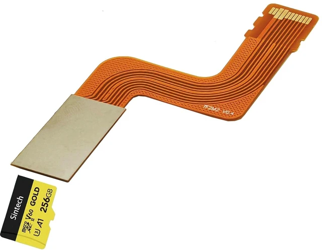 Alt view image 5 of 7 - M2 to Micro SD Adaper Card with Flex Cable
