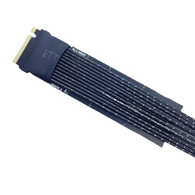 Alt view image 2 of 5 - M.2 M-Key 2230/42/80 to Oculink SFF-8612 SFF-8611 Adapter Card with High Speed Extension Cable 25cms