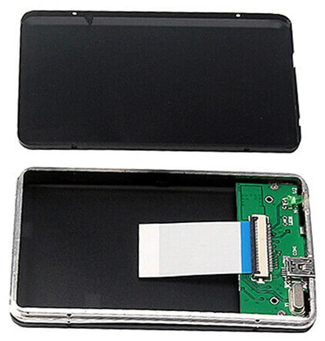 Alt view image 2 of 6 - USB 2.0 External 40-Pin ZIF HDD Case with USB SATA ZIF Card