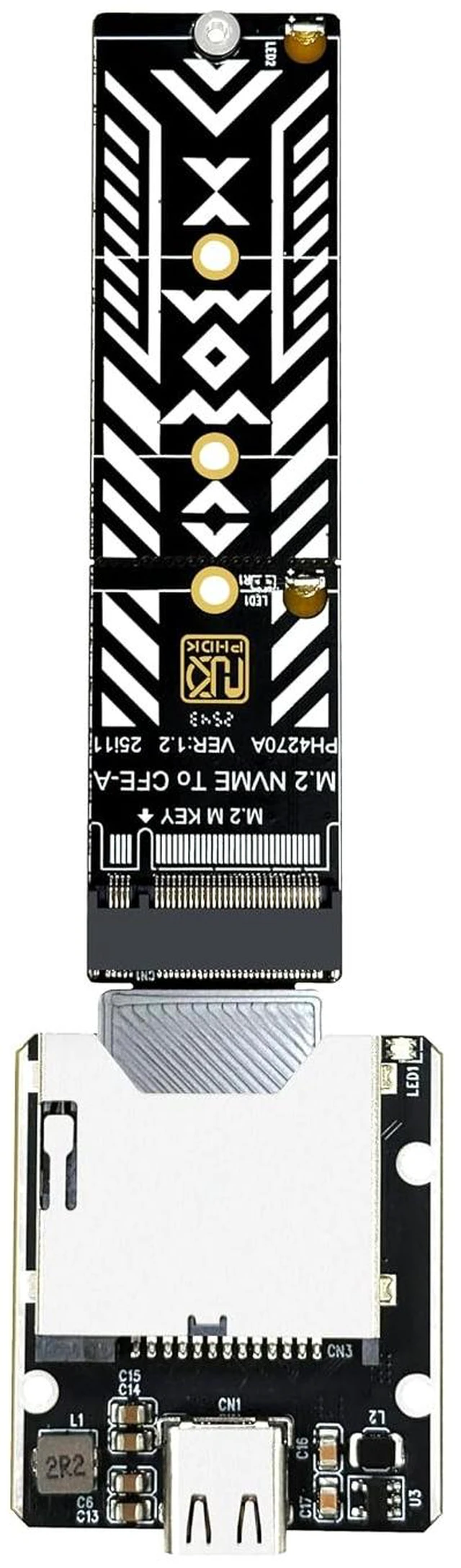 Alt view image 5 of 5 - CFexpress Type A to M.2 Nvme Adapter Card,Compatible with Upgrading Sony CFe Type A CEA-G80T CEA-G160