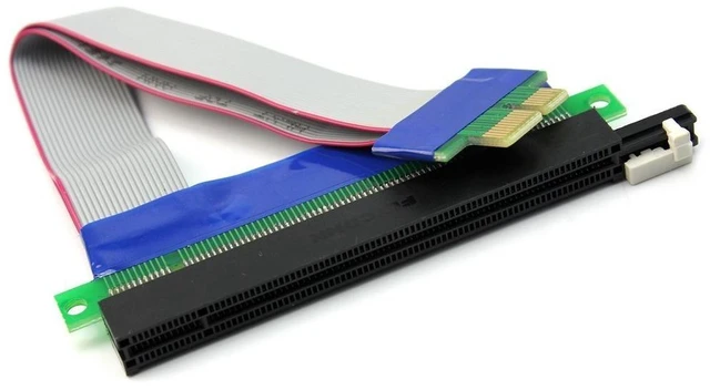 Main image of Flexible PCI Express X1 to X16 Riser Cable 25cms