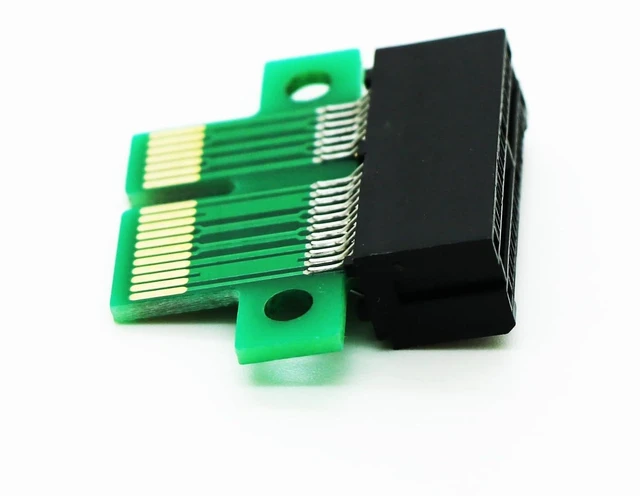 Alt view image 4 of 4 - PCI-E PCIe Express 1X Riser Extension Card Upward