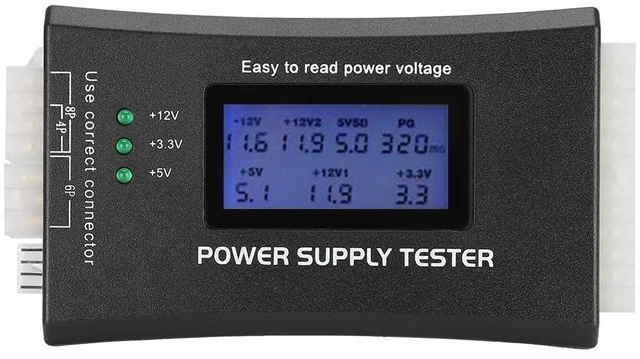 Main image of 20/24Pin ITX PC Power Supply PSU Tester with LCD