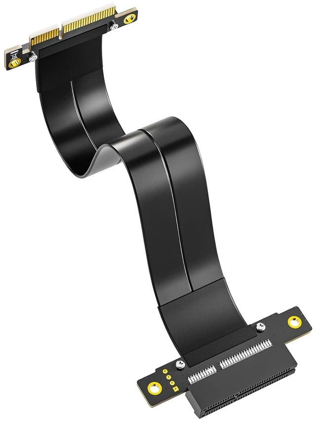 Main image of PCIe 3.0 x4 Extension Cable, Male Straight to Female Straight for GPU/SSD/Server, 20cm/0.66ft