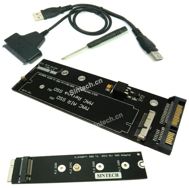 Main image of 26pin to SATA Adapter with USB Cable and M.2 SATA Upgrade Card,Compatible with MacBook Air 2012 Year