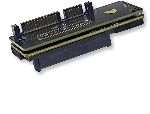 Alt view image 2 of 4 - SAS to SATA Card,SFF-8482 29Pin HDD to Normal Motherboard 22Pin SATA Converter AdapterMotherboard Not Required SAS Hybrid Controller,Can Work with USB SATA Cable