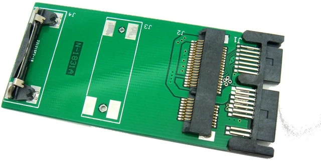 Main image of mSATA SSD to Micro SATA Adapter Card with Clip
