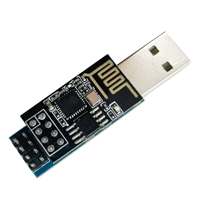 Alt view image 4 of 4 - ESP8266 ESP-01S NodeMCU Development Board, Blue, USB Connector, Plastic Material