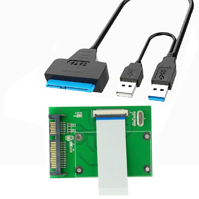 Alt view image 6 of 6 - USB 2.0 External 40-Pin ZIF HDD Case with USB SATA ZIF Card