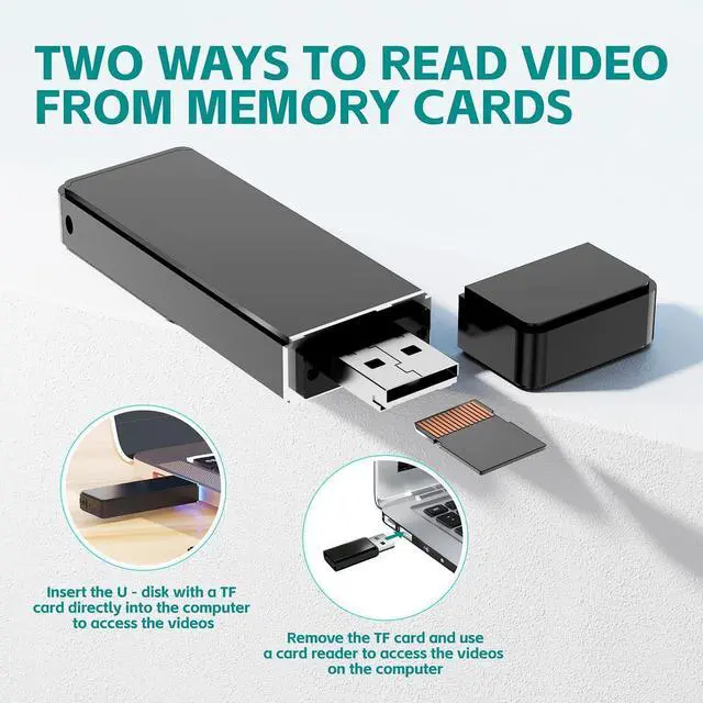 Alt view image 4 of 5 - 1080P Mini Camera for Home with 64GB Card Indoor Security Camera for Room with Motion Detection