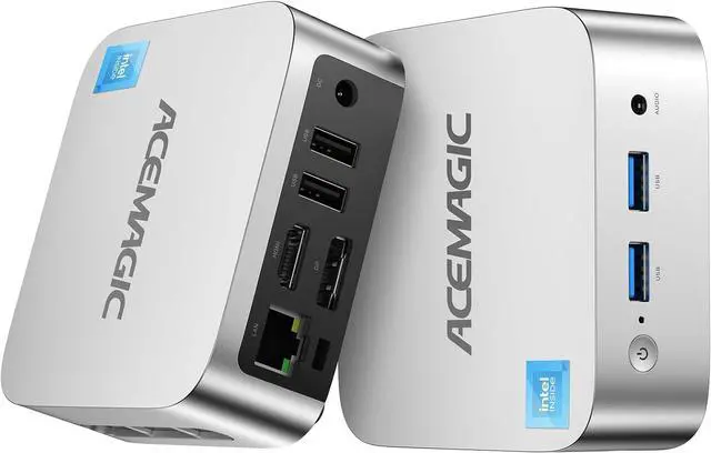 Main image of ACEMAGIC Vista Mini V1 Mini PC, Twin Lake N150(Beat N100/N95, up to 3.6GHz), 16GB DDR4 RAM 512 SSD Mini Computers,11 Pro Desktop 4K Dual Display/HDMI/WiFi/BT/LAN for Home/Office lntel N150 16GB  512TB