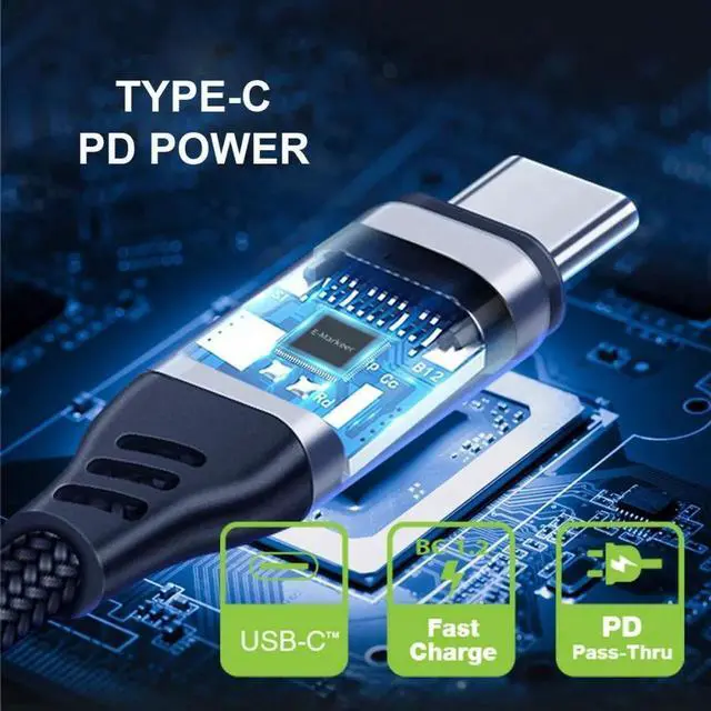 Alt view image 4 of 7 - JVFYI Type-C Voltage Current Power Capacity, Working Time Ammeter Voltmeter USB Cable Charger Detector USB-C Tester 4-30V 0-6.5A Digital Multimeter