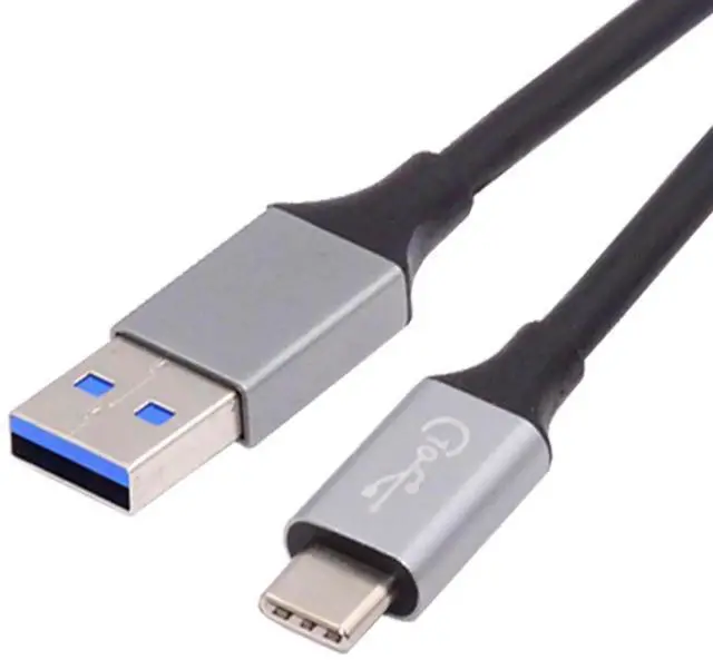 Main image of JVFYI 50cm 10Gbps USB 3.1 Type C Male to USB3.0 Type A Male Data Power Cable 5V3A for Laptop Phone Disk
