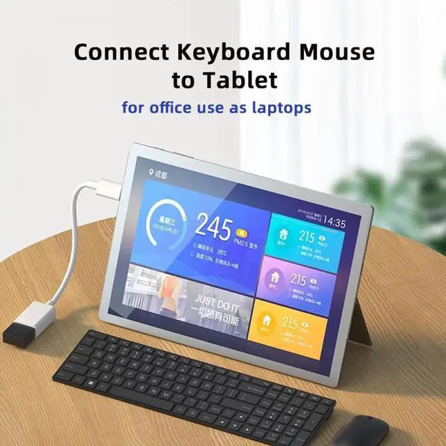 Alt view image 5 of 7 - JVFYI Type C USB-C to Standard Type-A USB3.0 Female Adapter Compatible with Macbook Laptop Tablet Phone