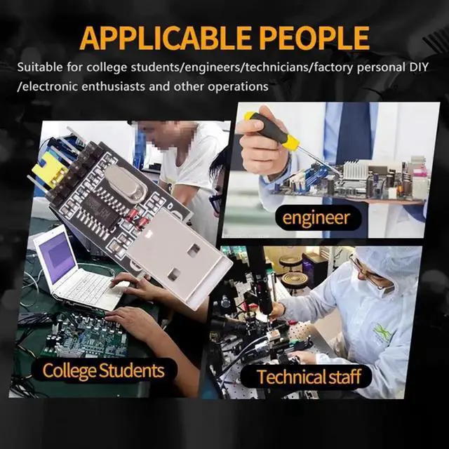 Alt view image 5 of 7 - JVFYI Cable USB2.0 Type-A To TTL Converter UART STC Module Serial Programmer CH340G CH340 3.3V 5V Adapter Replace PL-2303
