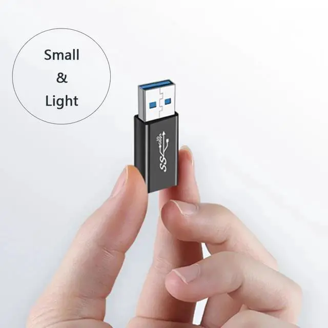 Alt view image 7 of 7 - JVFYI 4pcs/lot USB 3.1 Type-A Male Female to USB-C Female Power Data 10Gbps Adapter for Laptop Phone