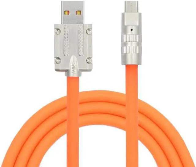 Alt view image 2 of 7 - JVFYI USB-A Type A to USB Micro 5Pin Liquid Silicone Ultra Soft Power USB2.0 Data Cable Fast Charge for Laptop Tablet Phone