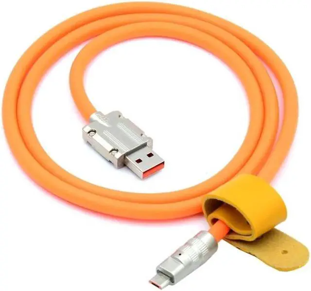 Main image of JVFYI USB-A Type A to USB Micro 5Pin Liquid Silicone Ultra Soft Power USB2.0 Data Cable Fast Charge for Laptop Tablet Phone
