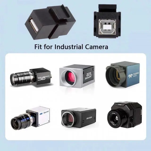 Alt view image 6 of 7 - JVFYI USB2.0 A Female to Type-B Female Extension Keystone Jack Coupler Adapter for Wall Plate Panel USB Cable