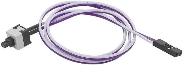 Alt view image 4 of 6 - JVFYI 1pcs Computer Motherboard Power Cable Switch Push Button Switch On/Off/Reset Button Replacement Power Momentary Connector Cable