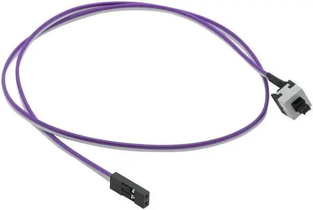 Alt view image 2 of 6 - JVFYI 1pcs Computer Motherboard Power Cable Switch Push Button Switch On/Off/Reset Button Replacement Power Momentary Connector Cable