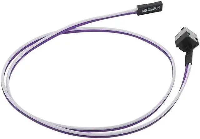 Alt view image 5 of 6 - JVFYI 1pcs Computer Motherboard Power Cable Switch Push Button Switch On/Off/Reset Button Replacement Power Momentary Connector Cable