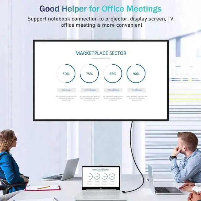 Alt view image 5 of 7 - JVFYI 6FT HDMI Cable (18 Gbps 4K/60Hz) HDMI to HDMI Cord for PS5 PS4 PS3 UHD TV Blu-ray Xbox One Laptop PC & More