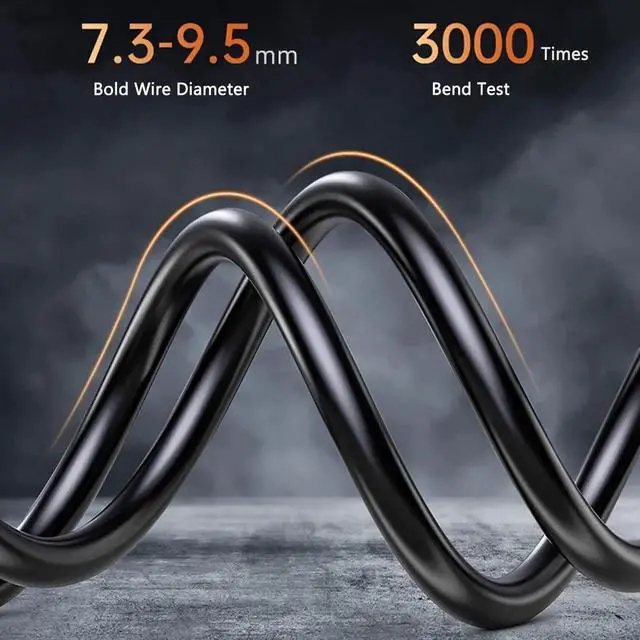 Alt view image 7 of 7 - JVFYI 6FT HDMI Cable (18 Gbps 4K/60Hz) HDMI to HDMI Cord for PS5 PS4 PS3 UHD TV Blu-ray Xbox One Laptop PC & More