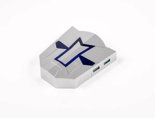 Alt view image 2 of 2 - JVFYI Desktop External PC Power Switch - Metal Power/Reset Button for Computer Case, Server, Gaming Rig & Office Use