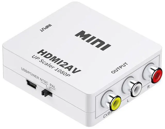 Alt view image 2 of 3 - JVFYI HDMI to AV/VGA Converter Box - Adapter for Modern Laptop/PC/Gaming Console to Old TV/Monitor/Projector