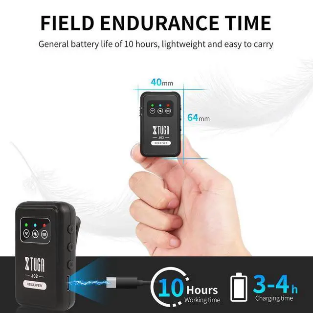 Alt view image 4 of 4 - JVFYI 2.4GHz Wireless In-Ear Monitor (IEM) System - Transmitter & Receiver Set for Studio, Band, Live Performance, Musician Monitoring