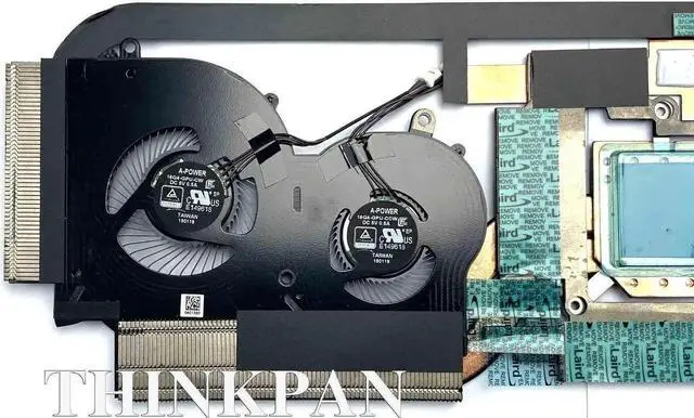 Alt view image 3 of 3 - JVFYI Gpu and Cpu cooling fan Heatsink WS65 GS65 Stealth MS-16Q4 MS-16Q5