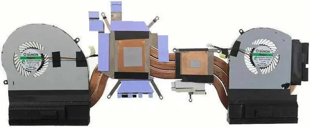 Alt view image 3 of 3 - JVFYI Gpu and Cpu cooling fan Heatsink Thermal module 17 R4 138W