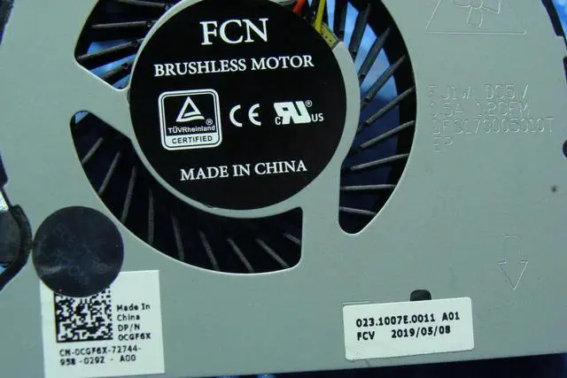 Alt view image 2 of 3 - JVFYI Cpu cooling fan 15-3567 15.6 inches CGF6X 023.1007E.0011 #1