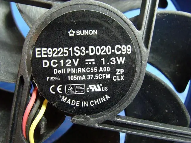 Alt view image 2 of 3 - JVFYI Cpu cooling fan 8300 Desktop Rear Case EE92251S3