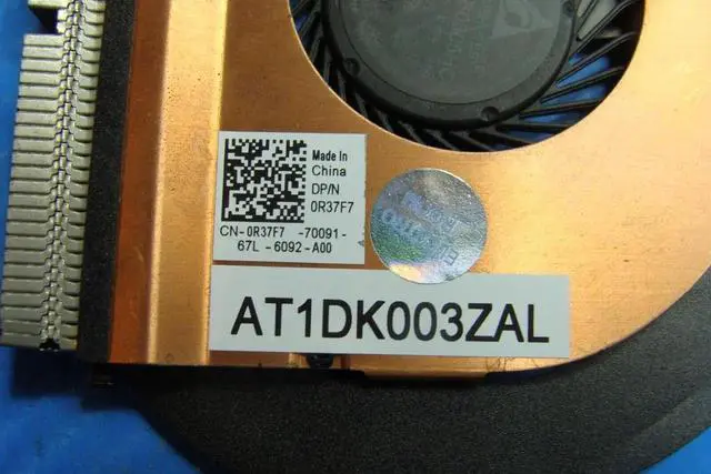 Alt view image 2 of 3 - JVFYI Cpu cooling fan for E7270 12.5 inches with Heatsink r37f7 at1dk003zal