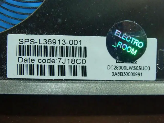 Alt view image 2 of 3 - JVFYI Cpu cooling fan for x360 14-da0011dx 14 inches L36913-001 DC28000LWS0