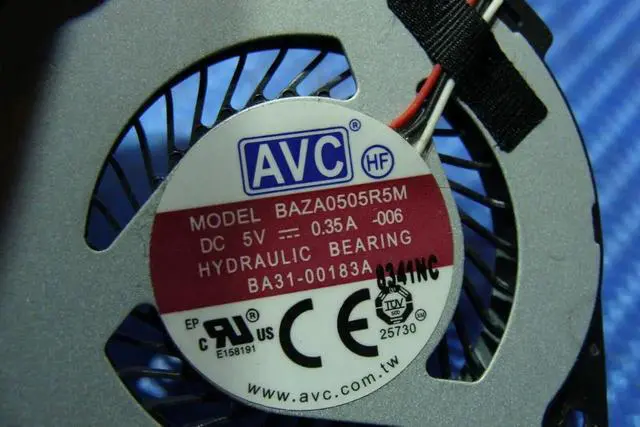 Alt view image 2 of 3 - JVFYI Cpu cooling fan for 7 Spin NP730QAA-K01US 13.3 inches BA31-00183A