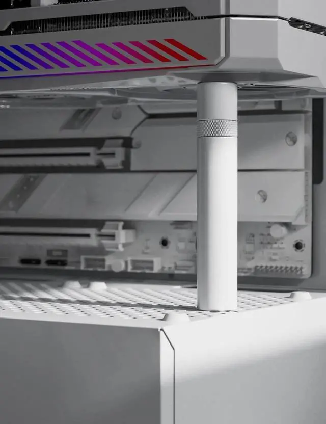 Alt view image 2 of 6 - Gaming GPU Support Bracket, Adjustable Height Graphics Card Support with Magnet and Non-Slip Sheet, GPU Sag Bracket for Universal Video Card, 49-80mm