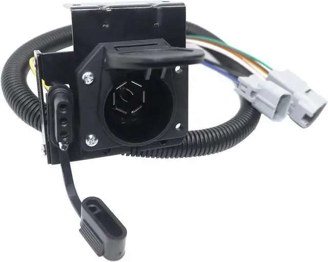 Main image of VoltSync Multi-Towing 7-Way Blade and 4-Way Flat Vehicle Trailer Connector Wiring Harness Fits for 2007-2013 Toyota Tundra with Factory Tow Package