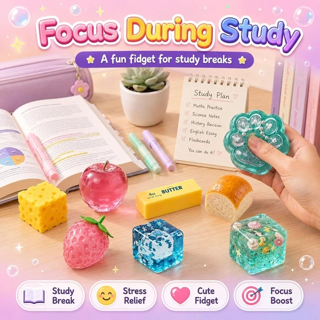 Alt view image 6 of 6 - 8PCS Squishy Mystery Fun Set Blind Malt Sugar Slow Return Squishies
Creative Squishies, Stress Relief Hand Relax Desk Decor Party Favor Gifts for Adults