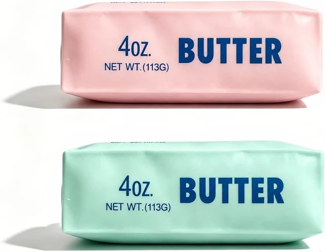 Main image of Crunchy Butter Stick Squishy 2 Pack Pink Blue, Stress Relief for Adults
Soft Squeeze Shell with Crunchy Sensory Texture, Jumbo Size for Palm Grip, Stress Relief Desk Gift for Men Women Office