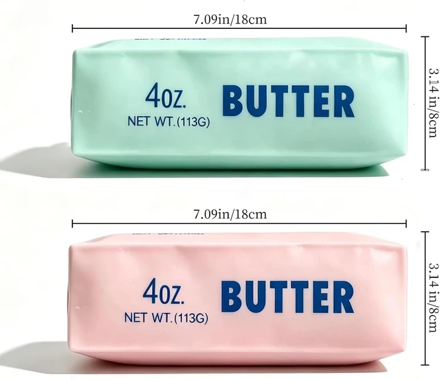 Alt view image 5 of 6 - Crunchy Butter Stick Squishy 2 Pack Pink Blue, Stress Relief for Adults
Soft Squeeze Shell with Crunchy Sensory Texture, Jumbo Size for Palm Grip, Stress Relief Desk Gift for Men Women Office