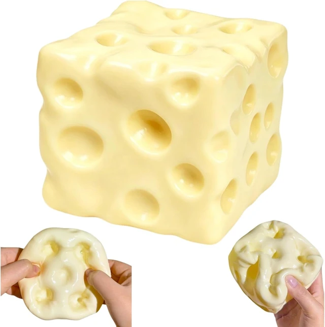 Alt view image 4 of 7 - Coconut Oil Squishy, Non Rebound Moldable Jumbo Cheese Block Squeeze Toy
2026 New Silky Jelly Texture Sensory Fidget Toy for Stress & Anxiety Relief, Adult Desk Decompression Gift (Yellow + Pink)