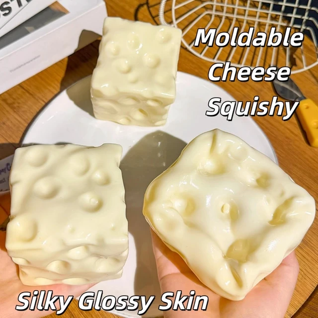 Alt view image 5 of 7 - Coconut Oil Squishy, Non Rebound Moldable Jumbo Cheese Block Squeeze Toy
2026 New Silky Jelly Texture Sensory Fidget Toy for Stress & Anxiety Relief, Adult Desk Decompression Gift (Yellow + Pink)