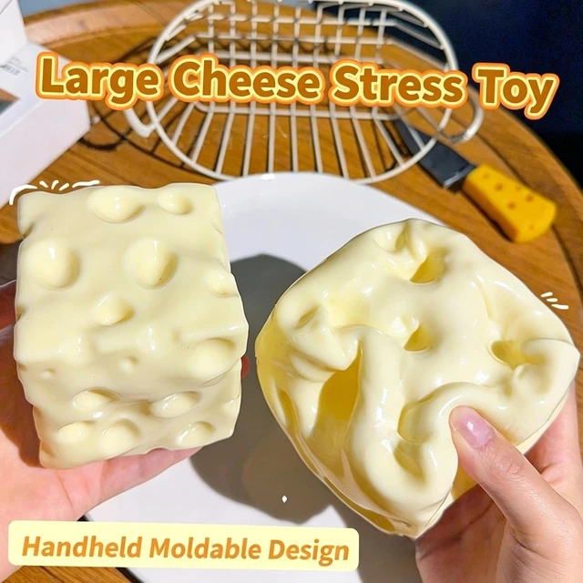 Alt view image 7 of 7 - Coconut Oil Squishy, Non Rebound Moldable Jumbo Cheese Block Squeeze Toy
2026 New Silky Jelly Texture Sensory Fidget Toy for Stress & Anxiety Relief, Adult Desk Decompression Gift (Yellow + Pink)