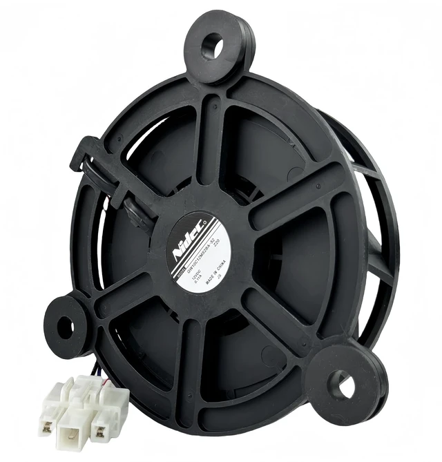 Alt view image 6 of 6 - GW10C12MS2BA-52 Z20 Cooling Fan Motor for Midea Refrigerator Freezer, 12VDC 0.11A 3-pin Variable Frequency Cooling Fan