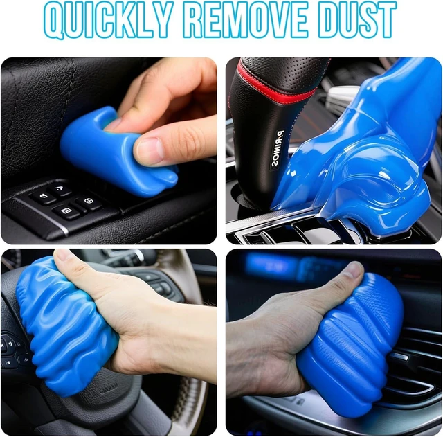 Alt view image 4 of 7 - Car Cleaning Gel Car Clean Detailing Putty, Universal Car Interior Cleaner Slime, Car Putty Auto Detailing Tools Accessories, Dust Remover Perfect Cleaning Kit Supplies, Gifts for Men Women-5.6oz